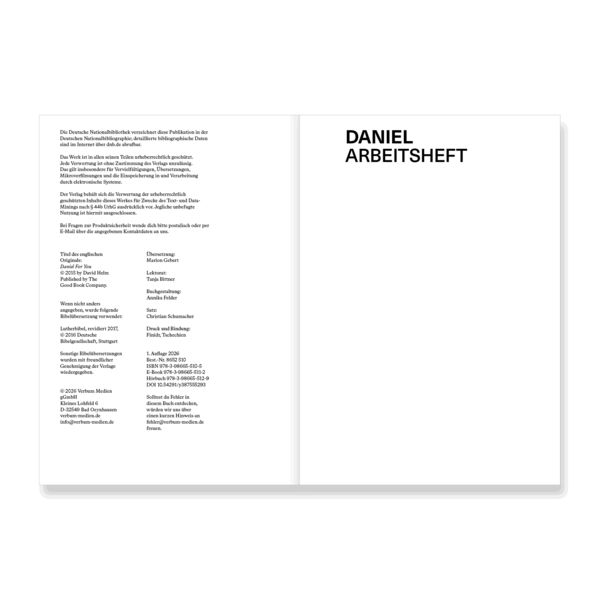 Produktbild: Daniel | Arbeitsheft (Die Bibel erkl&auml;rt)