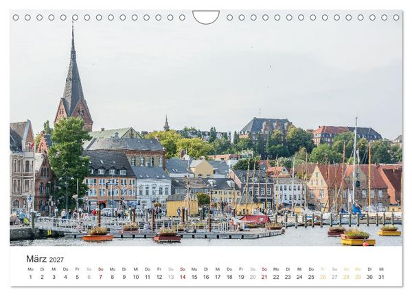 Produktbild: Flensburg maritim (Wandkalender 2027 DIN A4 quer), CALVENDO Monatskalender