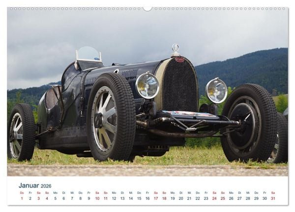 Produktbild: Bugatti Traumautos (hochwertiger Premium Wandkalender 2026 DIN A2 quer), Kunstdruck in Hochglanz