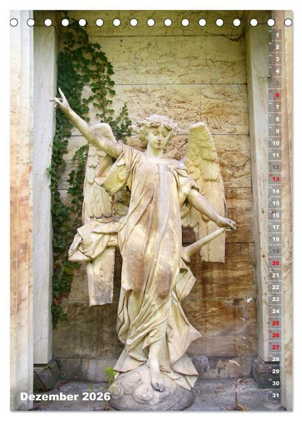 Produktbild: Friedhofsengel in Berlin (Tischkalender 2026 DIN A5 hoch), CALVENDO Monatskalender