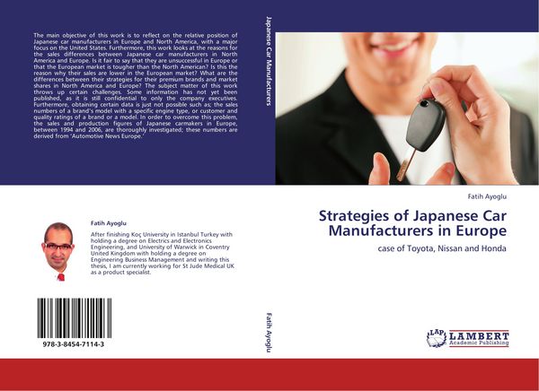 Produktbild: Strategies of Japanese Car Manufacturers in Europe