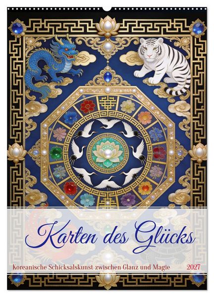 Produktbild: Karten des Gl&uuml;cks (Wandkalender 2027 DIN A2 hoch), CALVENDO Monatskalender