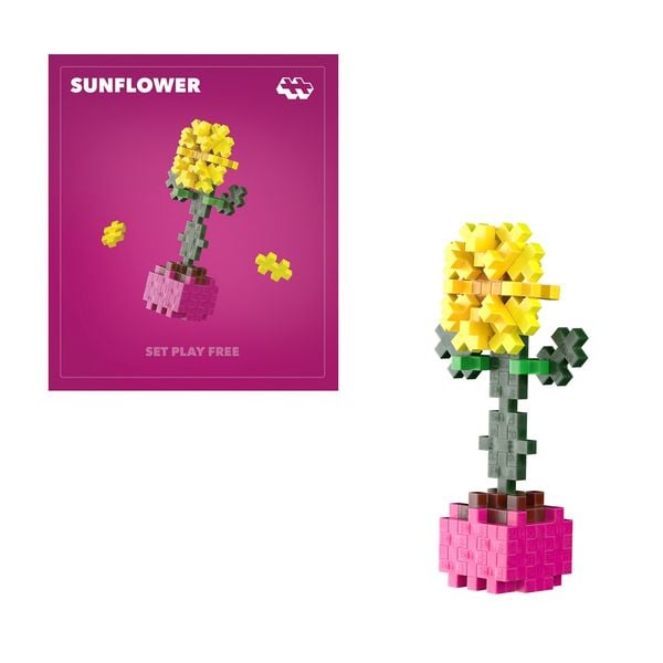 Produktbild: PLUS PLUS - 50 Kreativ Bausteine Sonnenblume