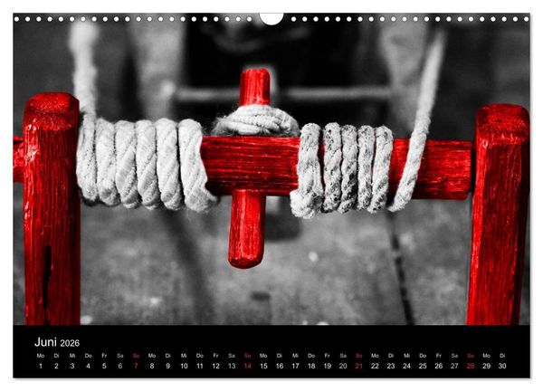 Produktbild: Blickfang in Rot (Wandkalender 2026 DIN A3 quer), CALVENDO Monatskalender