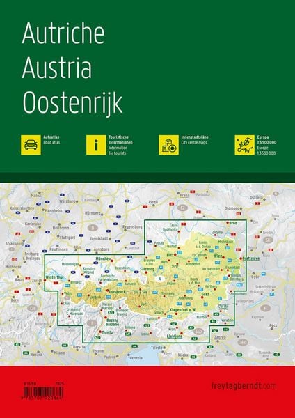 Produktbild: Freytag & berndt Autoatlas &Ouml;sterreich 1:200.000