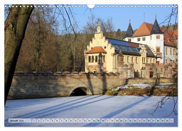 Produktbild: Schl&ouml;sser- und Burgenland Th&uuml;ringen (Wandkalender 2026 DIN A3 quer), CALVENDO Monatskalender