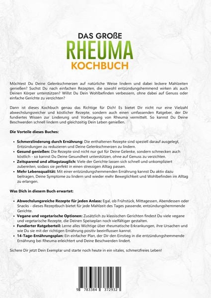 Produktbild: Das gro&szlig;e Rheuma Kochbuch