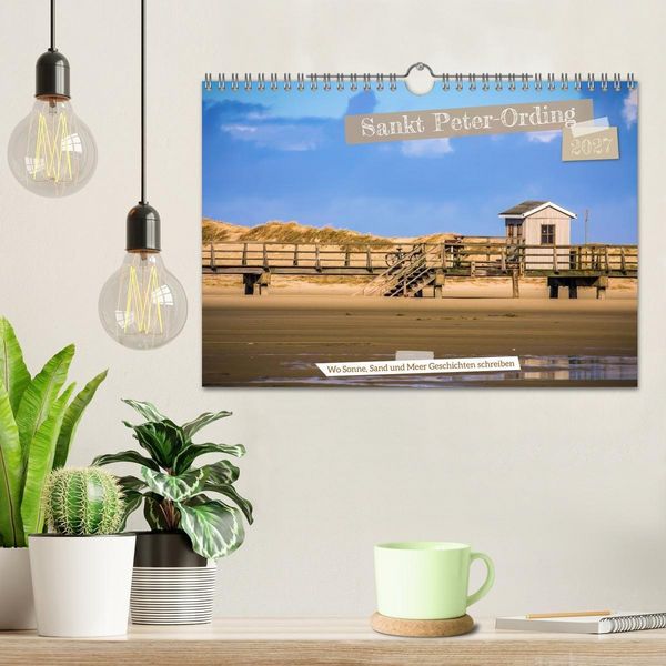Produktbild: Sankt Peter-Ording - Str&auml;nde, D&uuml;nen, Weite (Wandkalender 2027 DIN A4 quer), CALVENDO Monatskalender