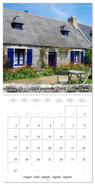 Produktbild: Le village de Rostudel (Calendrier mural carr&eacute; 2026 30x30 cm) Calendrier double avec une page pour vos prises de notes