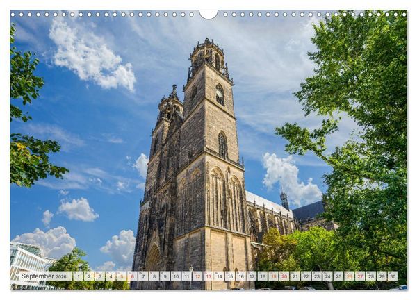 Produktbild: Magdeburg Impressionen (Wandkalender 2026 DIN A3 quer), CALVENDO Monatskalender