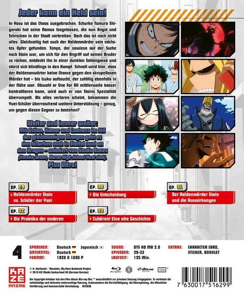 Produktbild: My Hero Academia - 2. Staffel - Blu-ray 4