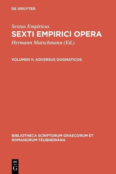 Produktbild: Adversus dogmaticos