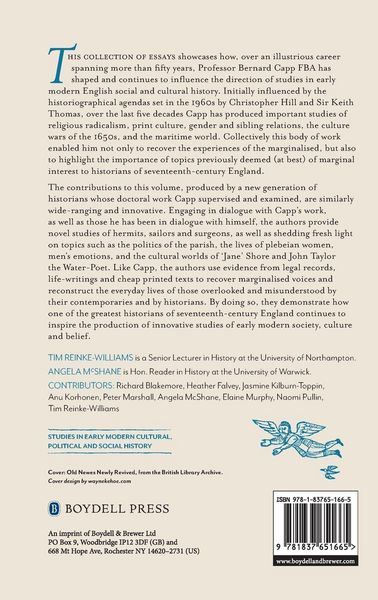 Produktbild: From the Margins to the Centre in Seventeenth-Century England