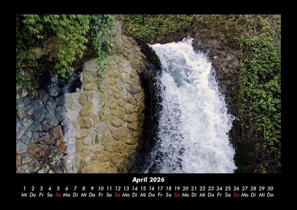 Produktbild: Wasserf&auml;lle 2026 Fotokalender DIN A3