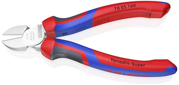 Produktbild: Knipex 70 05 160 Werkstatt Seitenschneider mit Facette 160mm