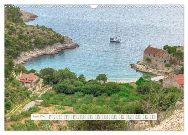 Produktbild: Kroatien Traumland der Adria (Wandkalender 2026 DIN A3 quer), CALVENDO Monatskalender