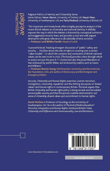 Produktbild: Security, Citizenship and Human Rights