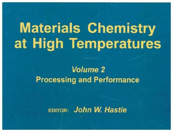Produktbild: Materials Chemistry at High Temperatures