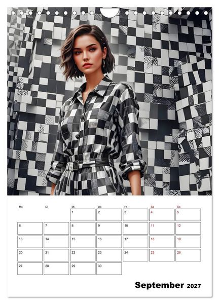 Produktbild: Schachspiel der Mode (Wandkalender 2027 DIN A4 hoch), CALVENDO Monatskalender
