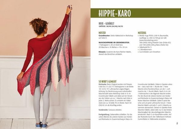 Produktbild: Woolly Hugs H&auml;keln mit verk&uuml;rzten Reihen