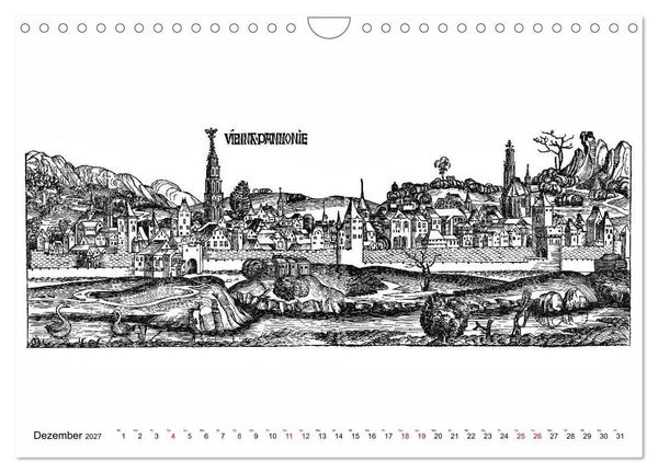 Produktbild: TU FELIX AUSTRIA - Wien in alten Ansichten (Wandkalender 2027 DIN A4 quer), CALVENDO Monatskalender