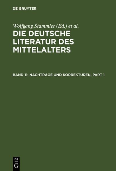 Produktbild: Nachtr&auml;ge und Korrekturen