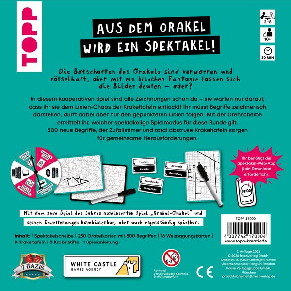 Produktbild: Krakel-Spektakel &ndash; Dreh die Scheibe und krakle mit 6 brandneuen Challenges