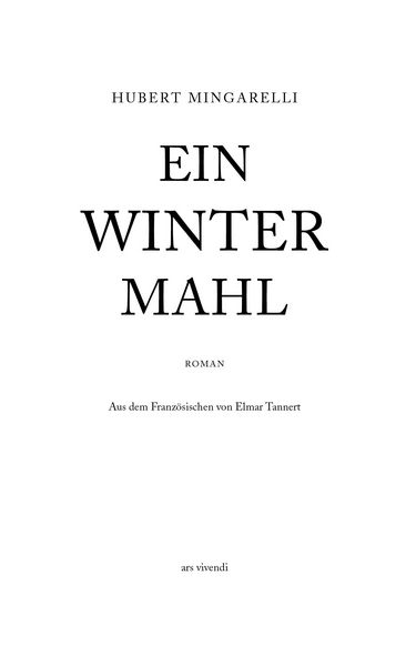 Produktbild: Ein Wintermahl