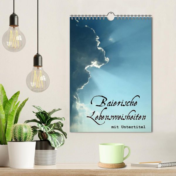 Produktbild: Baierische Lebensweisheiten mit Untertitel (Wandkalender 2026 DIN A4 hoch), CALVENDO Monatskalender