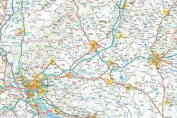 Produktbild: Reise Know-How Landkarte Slowakei (1:280.000)