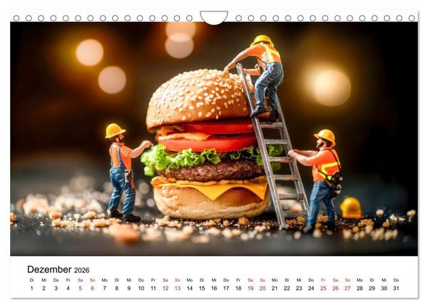 Produktbild: Winzige Welten - die kleinen Helfer des Jahres (Wandkalender 2026 DIN A4 quer), CALVENDO Monatskalender