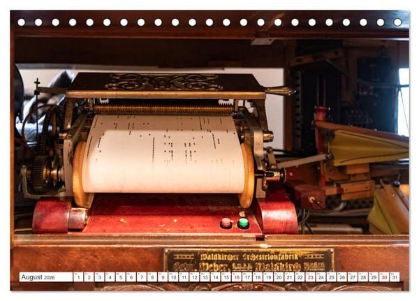 Produktbild: Selbstspielende Musikinstrumente (Tischkalender 2026 DIN A5 quer), CALVENDO Monatskalender