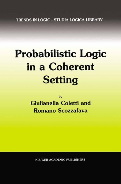 Produktbild: Probabilistic Logic in a Coherent Setting
