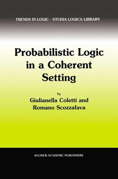 Produktbild: Probabilistic Logic in a Coherent Setting