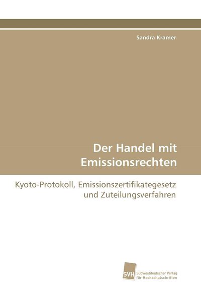 Produktbild: Der Handel mit Emissionsrechten