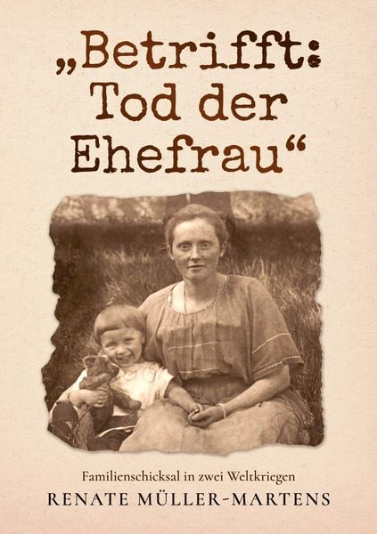 Produktbild: Betrifft: Tod der Ehefrau
