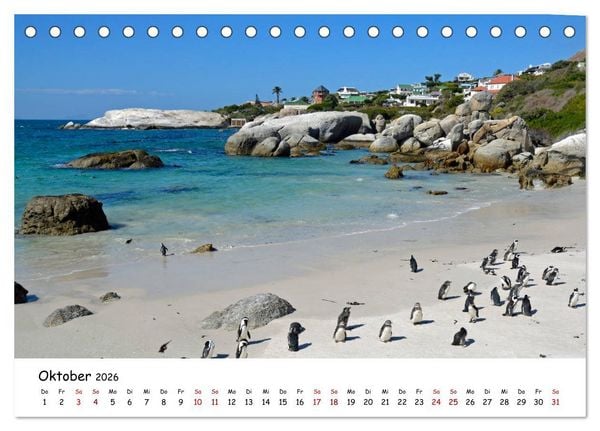 Produktbild: Natur und Landschaft. S&uuml;dliches Afrika 2026 (Tischkalender 2026 DIN A5 quer), CALVENDO Monatskalender
