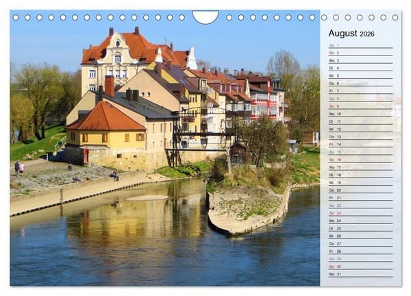 Produktbild: REGENSBURG - Impressionen (Wandkalender 2026 DIN A4 quer), CALVENDO Monatskalender