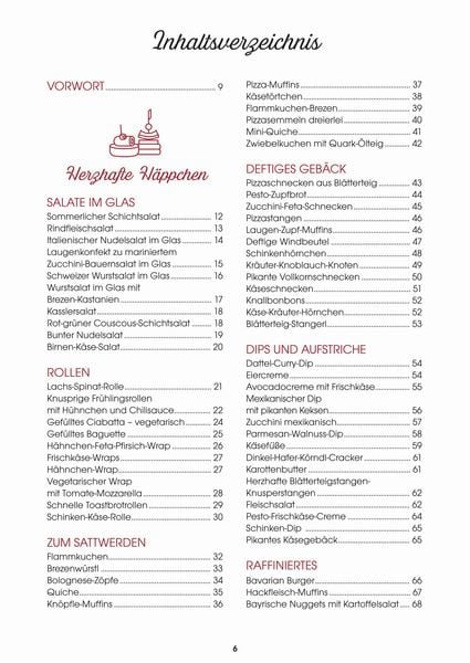 Produktbild: Klein & fein. Herzhafte H&auml;ppchen und s&uuml;&szlig;e Snacks &ndash; K&ouml;stliches aus der Landfrauenk&uuml;che