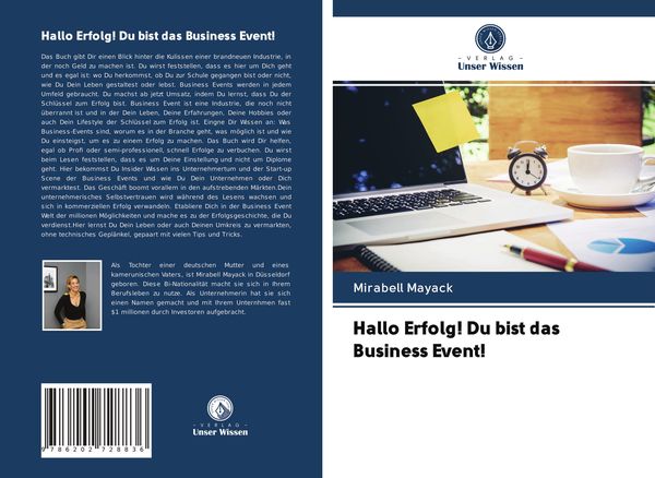Hallo Erfolg! Du bist das Business Event!, Taschenbuch von Mirabell Mayack, Verlag Unser Wissen, 9786202728836