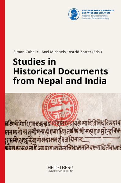 Produktbild: Studies in Historical Documents from Nepal and India