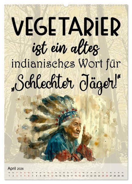 Produktbild: J&auml;gerspr&uuml;che (hochwertiger Premium Wandkalender 2026 DIN A2 hoch), Kunstdruck in Hochglanz