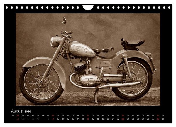 Produktbild: Motorrad Oldtimer aus &Ouml;sterreich (Wandkalender 2026 DIN A4 quer), CALVENDO Monatskalender