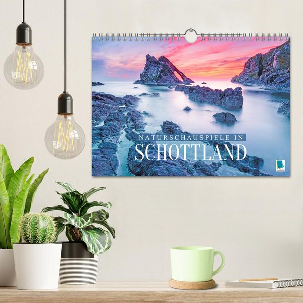 Produktbild: Naturschauspiele in Schottland (Wandkalender 2026 DIN A4 quer), CALVENDO Monatskalender