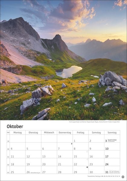 Produktbild: Alpen Kalender 2027