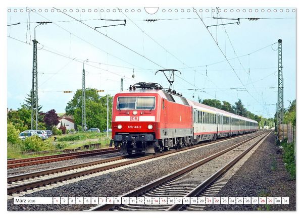 Produktbild: Die Baureihe 120 der Deutschen Bahn (Wandkalender 2026 DIN A3 quer), CALVENDO Monatskalender