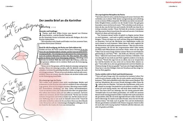 Produktbild: Basisbibel. Die Kompakte. Art Journaling Kreativedition zum k&uuml;nstlerischen Selbstgestalten. Kreative Bibelarbeit: moderne Bibel&uuml;bersetzung mit Schreibrand zum Malen, Zeichnen und Collagieren
