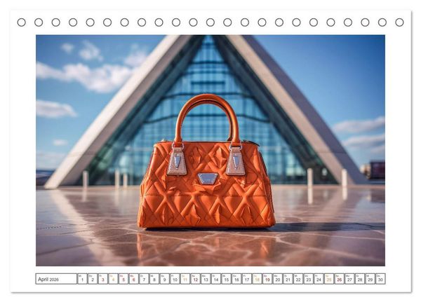 Produktbild: Moderne Handtaschen (Tischkalender 2026 DIN A5 quer), CALVENDO Monatskalender