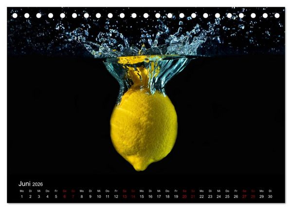 Produktbild: Erfrischend fruchtig (Tischkalender 2026 DIN A5 quer), CALVENDO Monatskalender