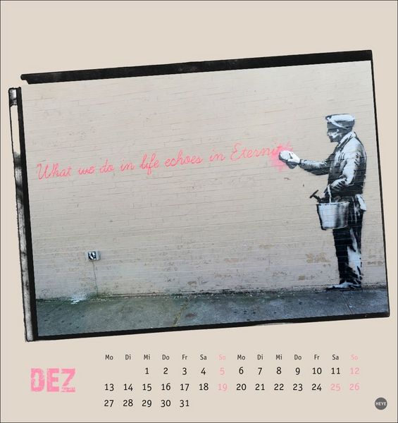 Produktbild: Banksy Postkartenkalender 2027
